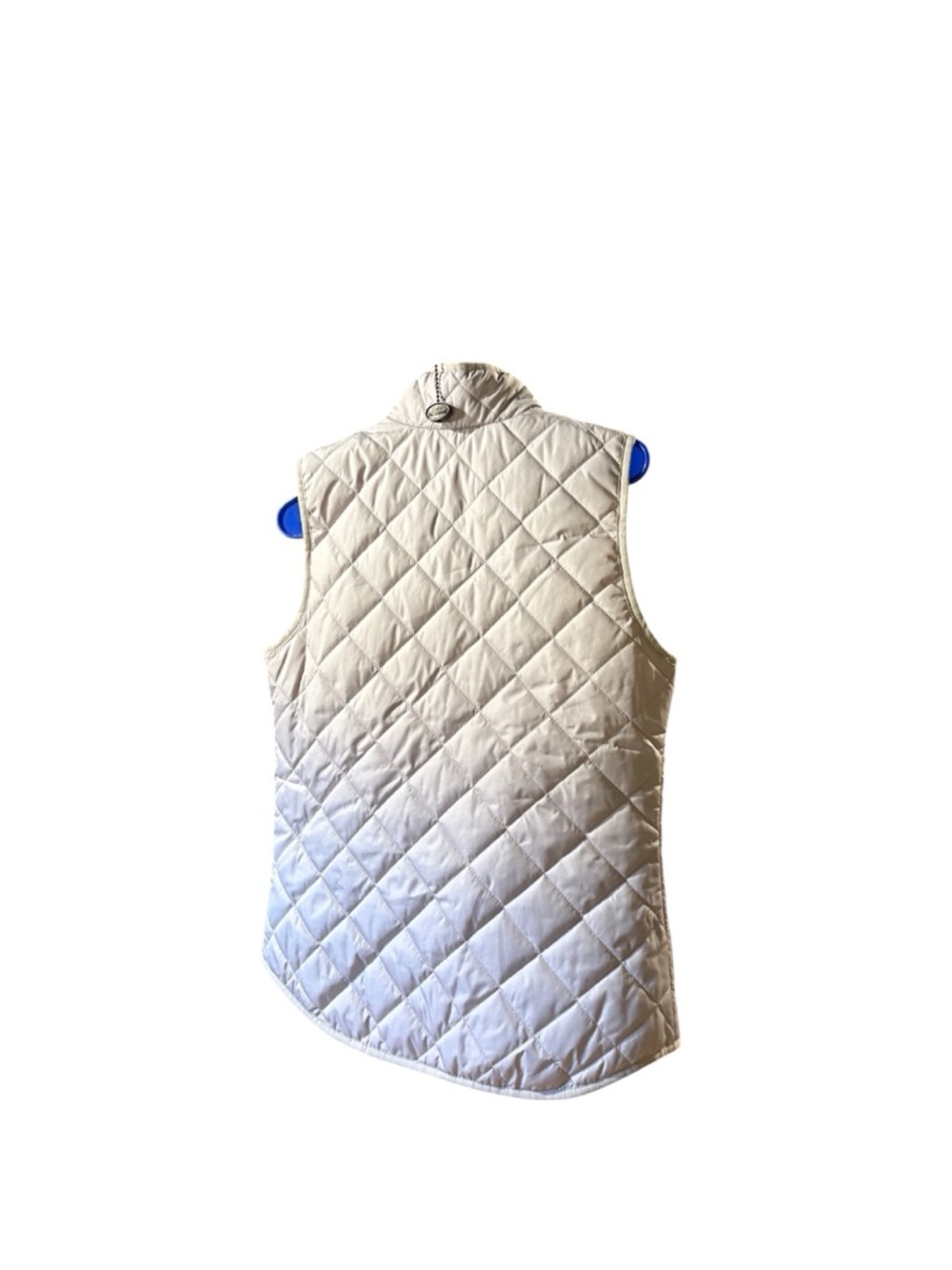 Old Navy Quilted Zip Vest in Light Cream - Picture 3 of 4